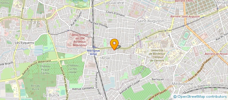 localisation de l'entreprise MONSIEUR SAMET YALCIN  MERIGNAC