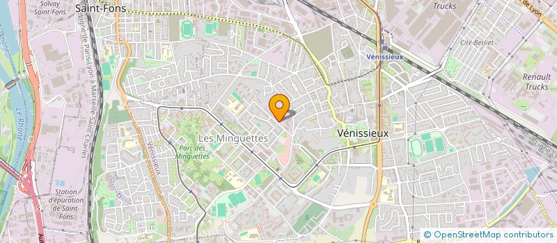 localisation de l'entreprise MONSIEUR SAMET YESIL  VENISSIEUX