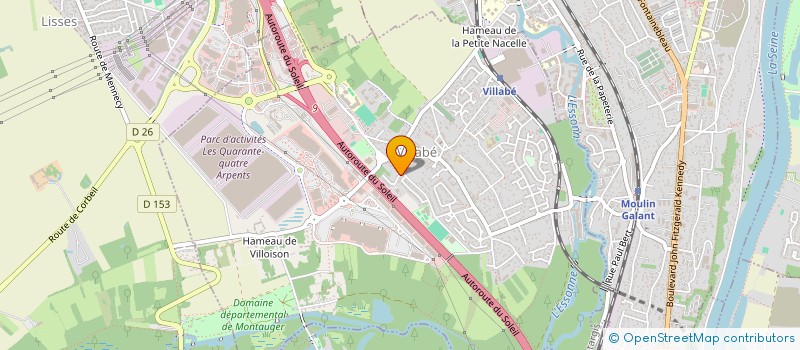 localisation de l'entreprise MONSIEUR SAMI AGOURAM  VILLABE