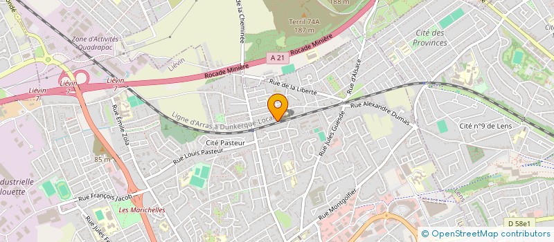 localisation de l'entreprise MONSIEUR SAMI AISSA BERRAIES à ARRAS
