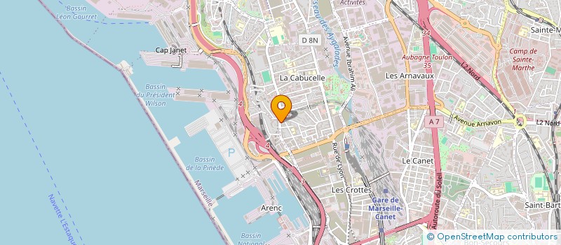localisation de l'entreprise MONSIEUR SAMI AIT HAMLAT à MARSEILLE