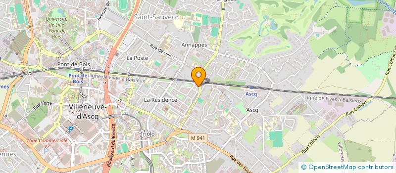 localisation de l'entreprise MONSIEUR SAMI AIT MOUHOU  VILLENEUVE-D'ASCQ