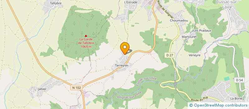 localisation de l'entreprise MONSIEUR SAMI AKARMOUDI  CUSSAC-SUR-LOIRE