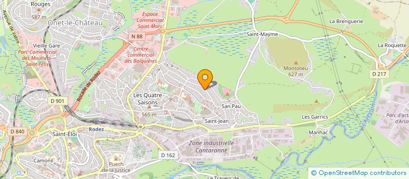 localisation de l'entreprise MONSIEUR SAMI AKHAYAD  ONET-LE-CHATEAU