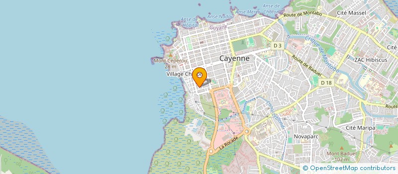 localisation de l'entreprise MONSIEUR SAMI ALBEINI  CAYENNE
