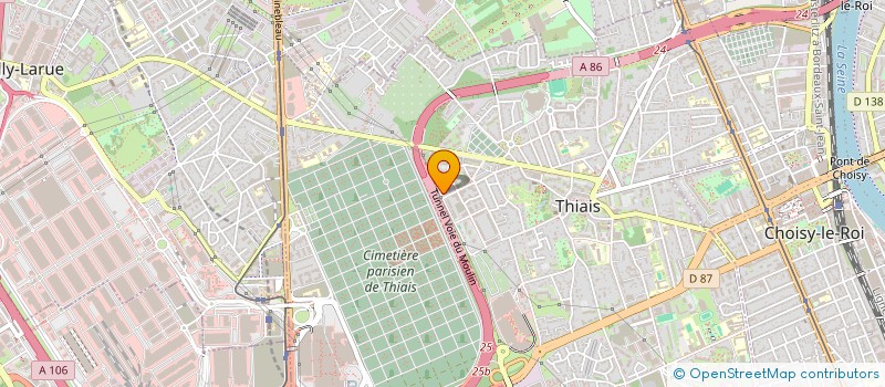 localisation de l'entreprise MONSIEUR SAMI ALI BACHA  THIAIS