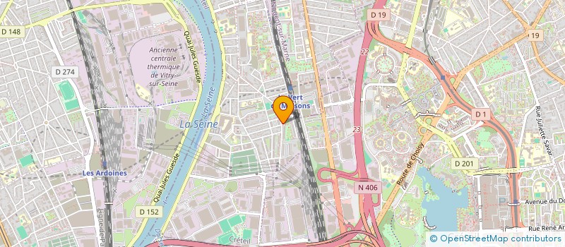 localisation de l'entreprise MONSIEUR SAMI ALNABOLSI  ALFORTVILLE