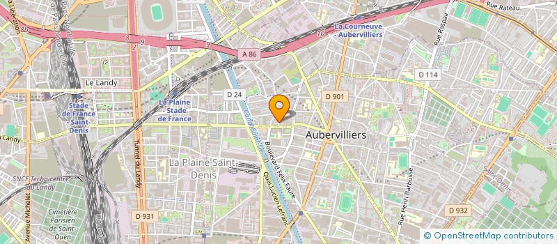localisation de l'entreprise MONSIEUR SAMI ANNANE à AUBERVILLIERS