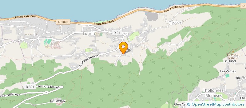 localisation de l'entreprise MONSIEUR SAMI AOUNALLAH  LUGRIN