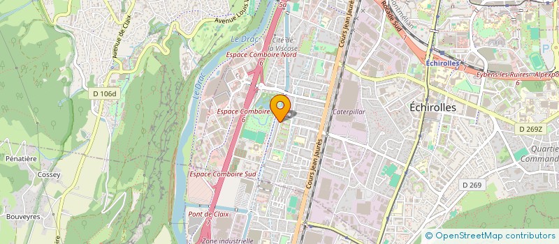 localisation de l'entreprise MONSIEUR SAMI AZIRI à ECHIROLLES