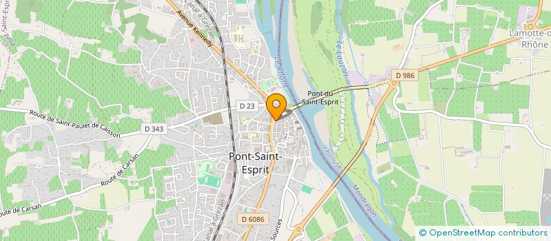 localisation de l'entreprise MONSIEUR SAMI AZROUMBAZE  PONT-SAINT-ESPRIT