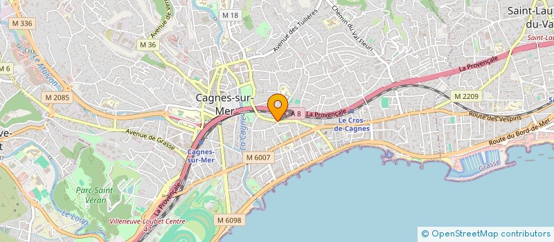 localisation de l'entreprise MONSIEUR SAMI BADOUR à CAGNES-SUR-MER