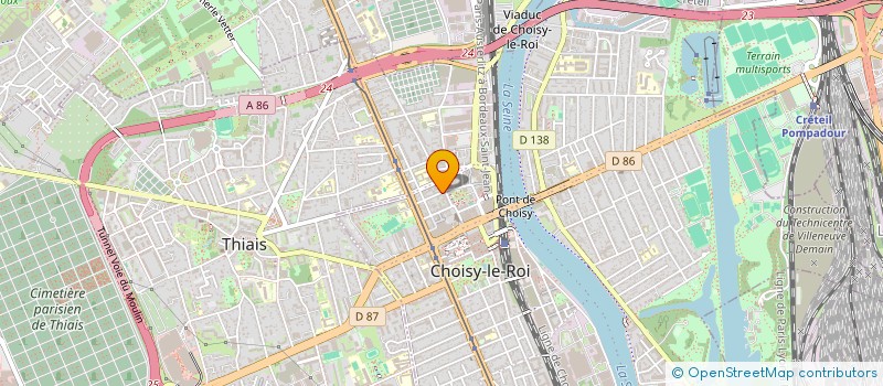 localisation de l'entreprise MONSIEUR SAMI BELAMRI  CHOISY-LE-ROI