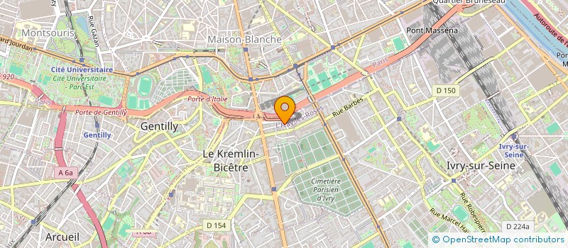 localisation de l'entreprise MONSIEUR SAMI BEN MAHMOUD  LE KREMLIN-BICETRE