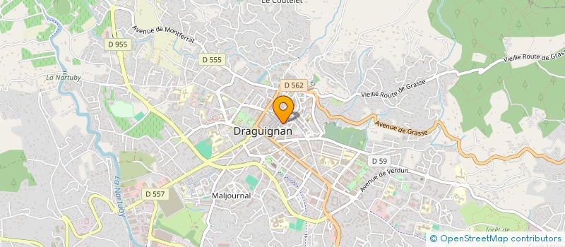 localisation de l'entreprise MONSIEUR SAMI BEN RAJAB  DRAGUIGNAN