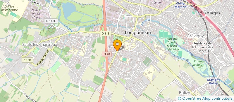 localisation de l'entreprise MONSIEUR SAMI BENCHEBANA  BALLAINVILLIERS