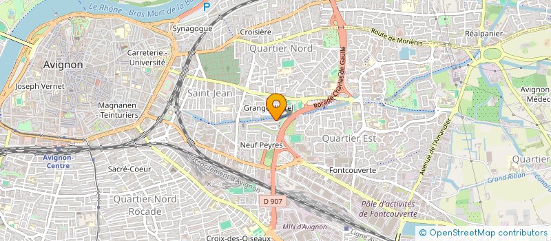 localisation de l'entreprise MONSIEUR SAMI BENDIF  AVIGNON