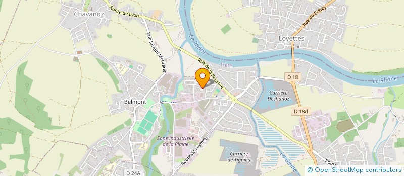 localisation de l'entreprise MONSIEUR SAMI BENGUESMIA  CHAVANOZ