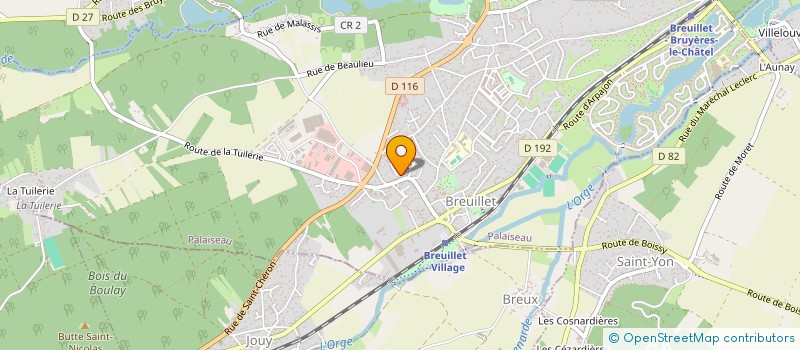 localisation de l'entreprise MONSIEUR SAMI BENHAFID  BREUILLET