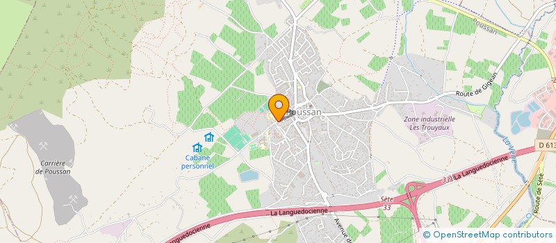 localisation de l'entreprise MONSIEUR SAMI BENKHALED  POUSSAN