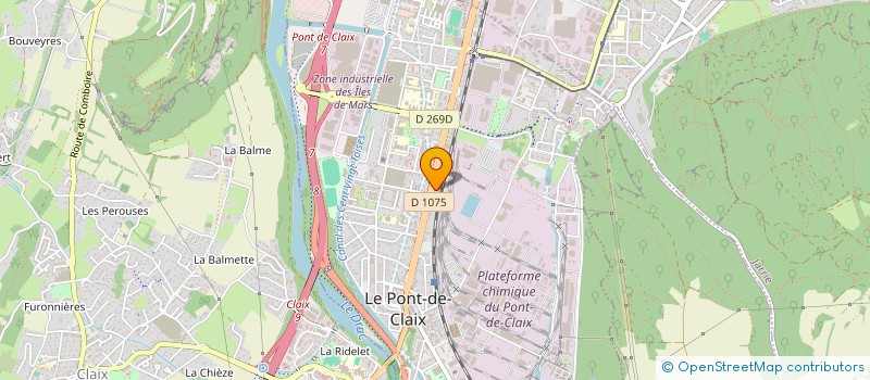 localisation de l'entreprise MONSIEUR SAMI BENNOUR  LE PONT-DE-CLAIX