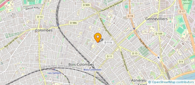 localisation de l'entreprise MONSIEUR SAMI BIZIEN à BOIS-COLOMBES