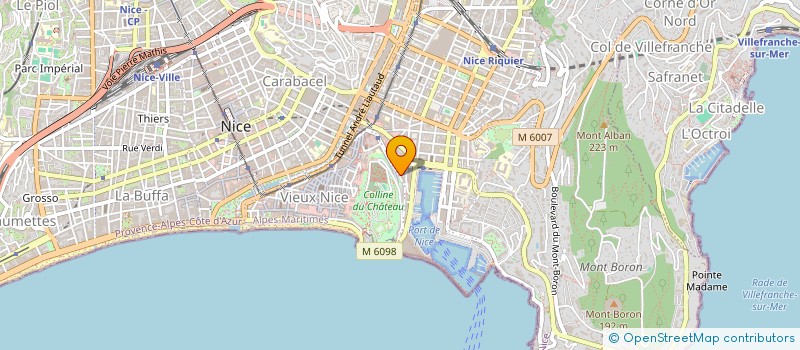 localisation de l'entreprise MONSIEUR SAMI BOUCHAGOUR à NICE