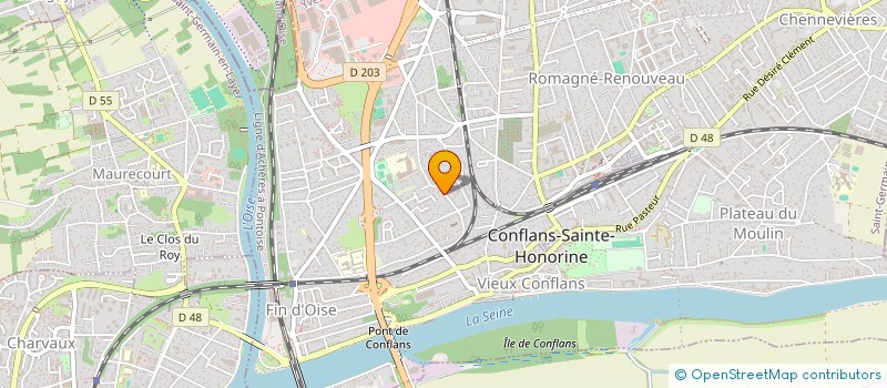 localisation de l'entreprise MONSIEUR SAMI BOUCHELLIG  CONFLANS-SAINTE-HONORINE