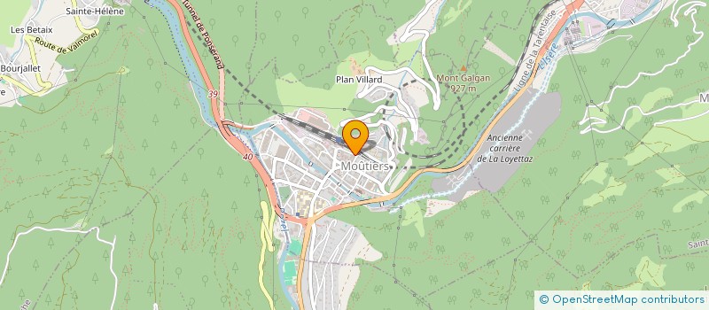 localisation de l'entreprise MONSIEUR SAMI BOUDJERIDA  MOUTIERS