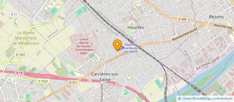 localisation de l'entreprise MONSIEUR SAMI BOUGHMADA à LES MUREAUX