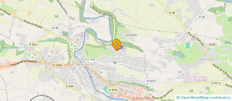 localisation de l'entreprise MONSIEUR SAMI BOUHALI  LE PONT-DE-BEAUVOISIN