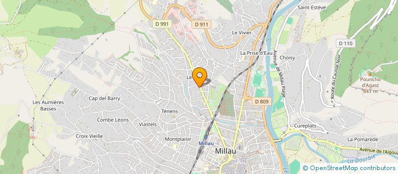 localisation de l'entreprise MONSIEUR SAMI BOUKHARI à MILLAU