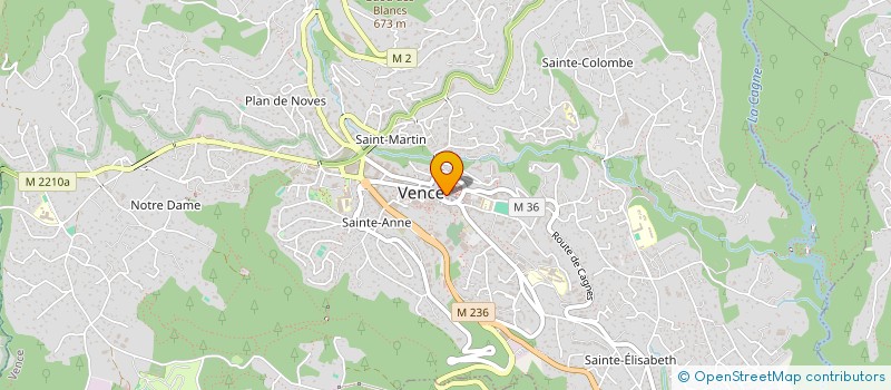 localisation de l'entreprise MONSIEUR SAMI BOUKHECHA à VENCE