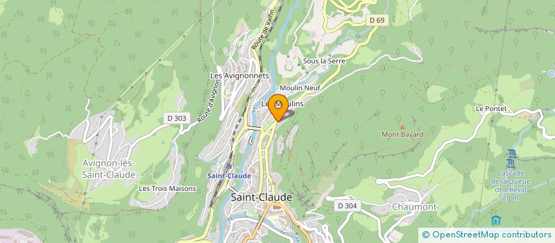 localisation de l'entreprise MONSIEUR SAMI BOULEFKHAD  SAINT-CLAUDE