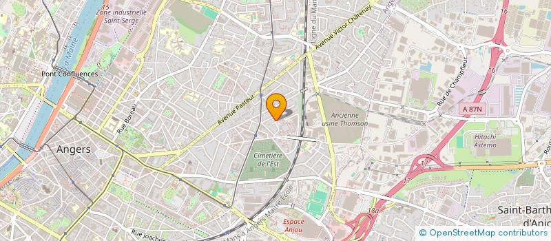 localisation de l'entreprise MONSIEUR SAMI BOUREDJI  ANGERS