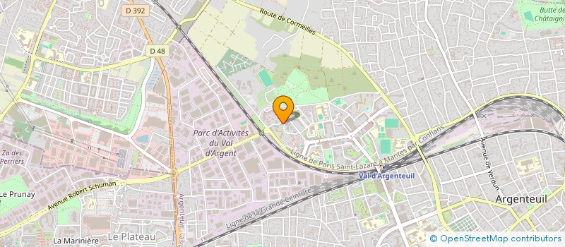 localisation de l'entreprise MONSIEUR SAMI BOUTRIGA  ARGENTEUIL