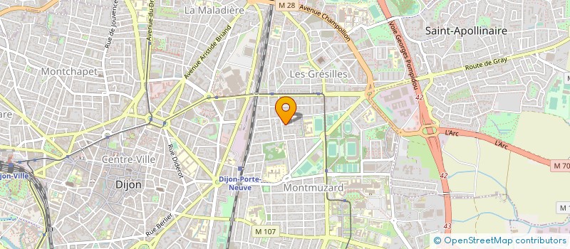 localisation de l'entreprise MONSIEUR SAMI BOUZAIEN à DIJON