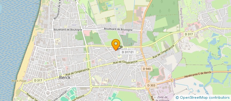 localisation de l'entreprise MONSIEUR SAMI BOUZOMITA  BERCK