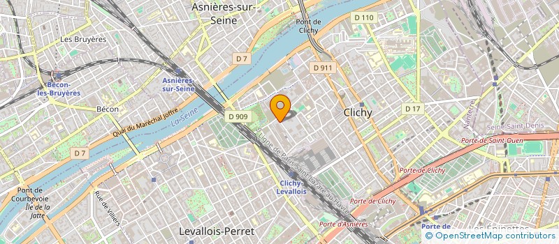 localisation de l'entreprise MONSIEUR SAMI BRAHIM  CLICHY