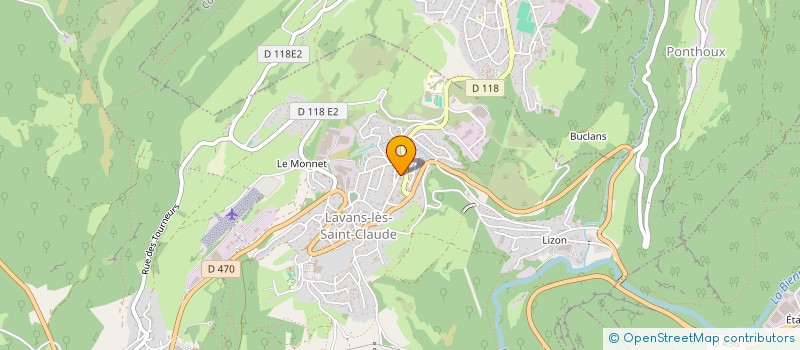 localisation de l'entreprise MONSIEUR SAMI CAKICI  SAINT-CLAUDE