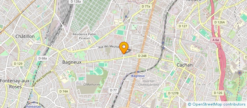 localisation de l'entreprise MONSIEUR SAMI CHABAN à BAGNEUX