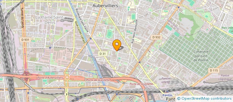 localisation de l'entreprise MONSIEUR SAMI CHEURFA à AUBERVILLIERS