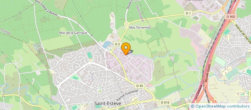 localisation de l'entreprise MONSIEUR SAMI CHOURAFA  SAINT-ESTEVE