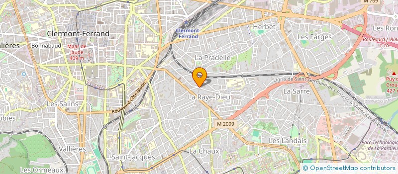 localisation de l'entreprise MONSIEUR SAMI DA COSTA  CLERMONT-FERRAND