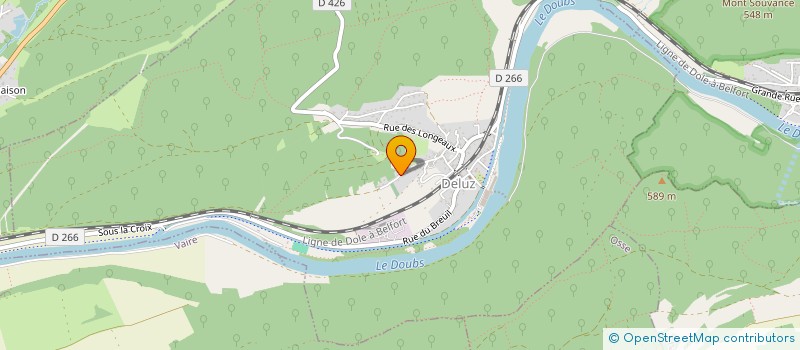 localisation de l'entreprise MONSIEUR SAMI DUBOSC  DELUZ