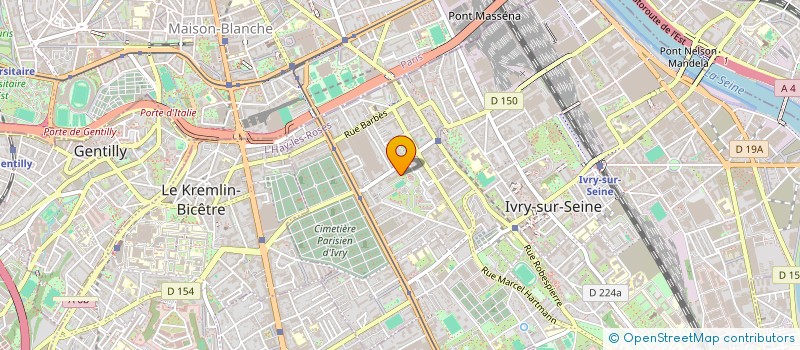 localisation de l'entreprise MONSIEUR SAMI EL SAYED  IVRY-SUR-SEINE