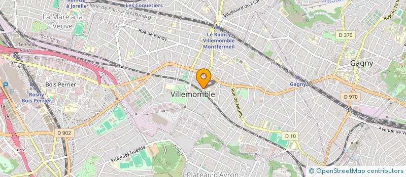 localisation de l'entreprise MONSIEUR SAMI ESSALHI à VILLEMOMBLE