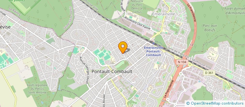 localisation de l'entreprise MONSIEUR SAMI FATHI à PONTAULT-COMBAULT
