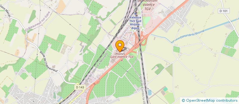 localisation de l'entreprise MONSIEUR SAMI-FOUED BACCAR à SAINT-MARCEL-LES-VALENCE