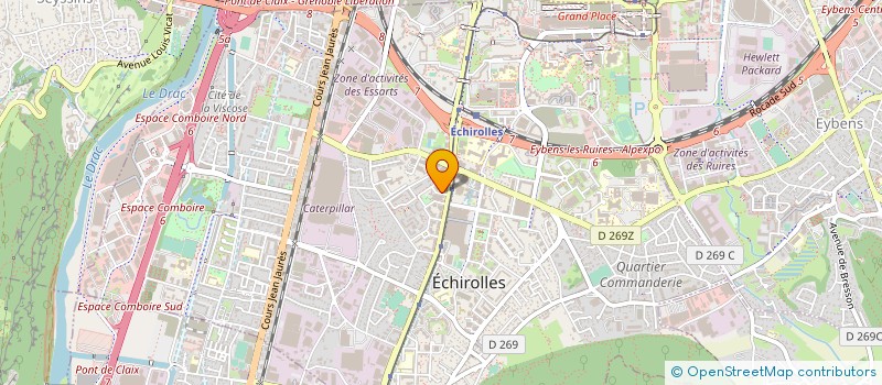 localisation de l'entreprise MONSIEUR SAMI GAA EL GUERBA à ECHIROLLES